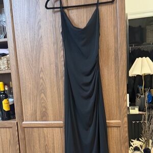 H&M Black Midi Dress
